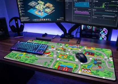 PixelPath City MousePad